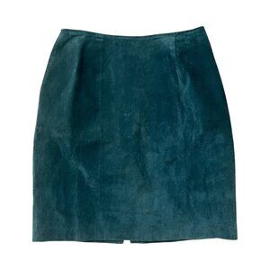 Vintage Wilson’s Teal Suede Mini Skirt
